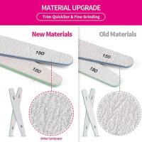 Set Profesional De Archos Para Uñas 6Pcs Kit De Archos Y Linterna Mixta De Grano Para Uñas De Acrílico Material Emery EVA Esponja Papel De Herramienta De Belleza - details 1