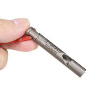 Whistle De Emergencia De Titanio TOMSHOO Con Cordón Para Camping Senderismo Exploración De Exteriores Y Sobrevivencia - details 7