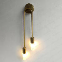 Lámpara De Pared LED Moderna En Forma De Vela Dorada Para Decoración Interior Vanidad Sala De Estar Cocina Pasillo Dormitorio Luz De Fosa - details 7