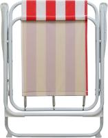 Silla de Playa Plegable de Metal - Camping al Aire Libre de la Comida campestre Butaca con Asiento de Lona - details 2