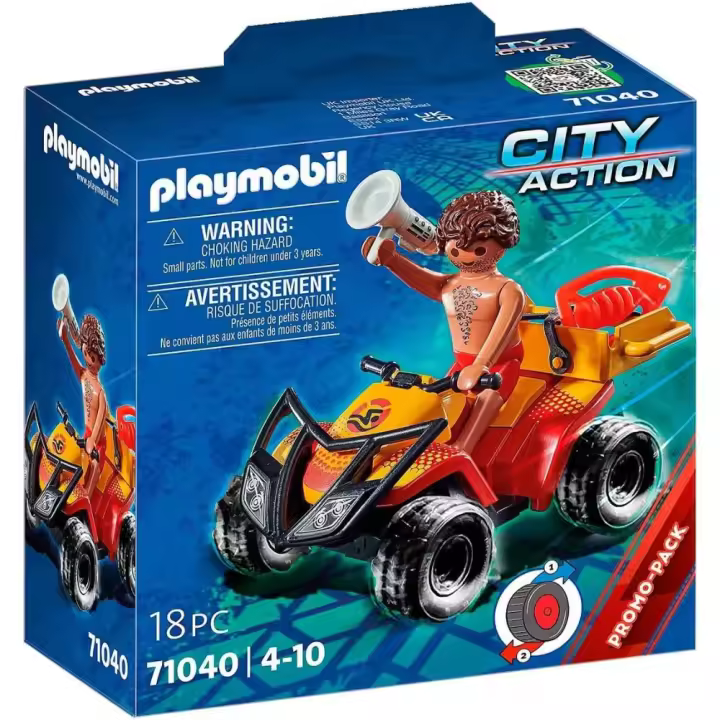 Playmobil quad de rescate en la playa (71040) City Action - 1