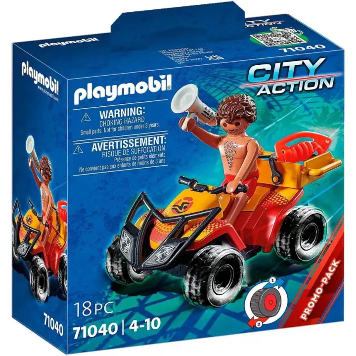 Playmobil quad de rescate en la playa (71040) City Action - 1