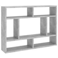 vidaXL Estantería de pared madera contrachapada 75x16x55 cm Blanco, Negro, Roble Sonoma Mueble Almacenaje Estantería para Oficina, Estudio, Dormitorio Estantería/Librería/ mueble de Almacenamiento - details 7