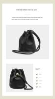 Nueva Bolsa De Hombro Para Mujer 2024 Con Patrón De Lichí Cierre De Cilindro Bolso Pequeño Para Móvil Bolsa Cruzada - details 4
