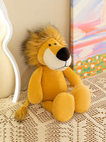Muñeco De Peluche De 25cm Kawaii Con Animales Del Bosque León Tigre Elefante Mono Zorro Juguetes Para Dormir De Peluche Realistas Para Niños - details 17