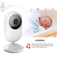 Monitor De Bebé Con Cámara De Seguridad Alta Resolución 2.4 Pulgadas Visión Nocturna Monitorización De Temperatura Teléfono Para Niños Receptor Múltiple Intercomunicación Recordatorio De Tiempo De Lactancia - details 4