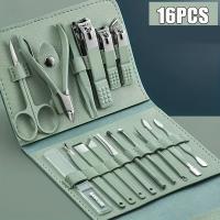 Juego De Tijeras Para Uñas Profesional Con Estuche Portátil Herramienta De Manicura Y Pedicura Incluye Cortauñas Y Acrílicos - details 1