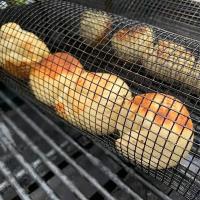 Cesta De Barbacoa Redonda Para Asar Al Aire Libre Recipiente De Barbecue Ecológico Para Viajes Y Camping Accesorio De Cocina - details 4