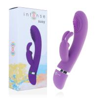 SUSY VIBRADOR OSCILANTE SILICONA RABBIT LILA - INTENSE FUN - details 0