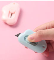 Cuchillo De Utilidad Mini Portátil Para Artesanía Corte De Papel Y Embalaje Recortable Estación De Trabajo De Oficina - details 5