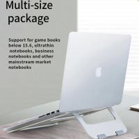 Soporte metal plegable de mesa, soporte ajustable de aluminio para ordenador portátil y tableta, soporte portátil para viaje y trabajo, disipación de calor - details 3