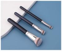 KLINA 1/3pcs Cepillos De Maquillaje Profesionales Para Base Polvo Suave Corrector Y Rubor Herramientas De Belleza Cosméticas - details 10
