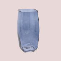 "GISSED - Jarrón Decorativo de Vidrio en Color Azul Translúcido – Diseño Moderno y Elegante con Forma Cuadrada – Ideal para Centros de Mesa, Salas, Oficinas y Eventos – Compatible con Flores Naturales, Secas y Artificiales – Material Resistente y Sofi - details 2