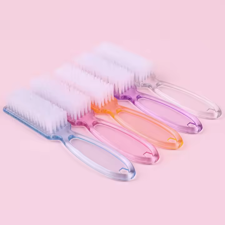 Cepillo De Uñas Multifuncional 4Pcs/Lote Con Mango Largo De Plástico Para Limpieza Y Eliminación De Polvo Herramienta De Manicura - 1