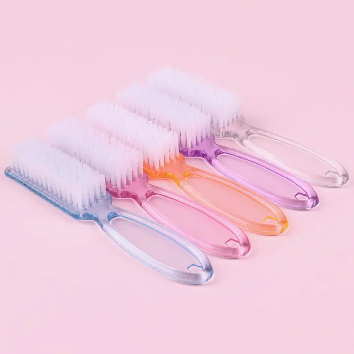 Cepillo De Uñas Multifuncional 4Pcs/Lote Con Mango Largo De Plástico Para Limpieza Y Eliminación De Polvo Herramienta De Manicura - 1