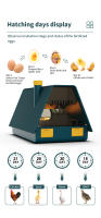 Incubador De 10 Casas Pequeñas Para Huevos Con Función De Girado Automático Control De Humedad Y Temperatura Para Cría De Pollos - details 11