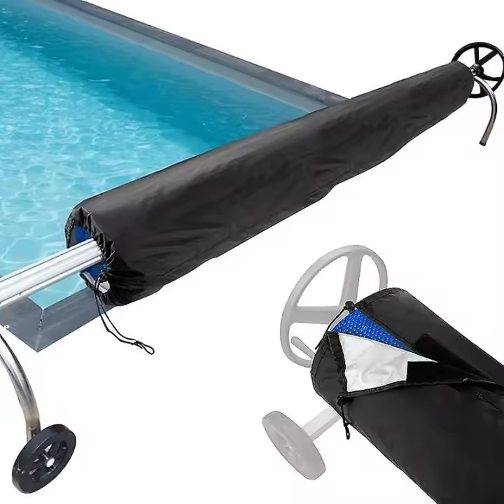Cubierta de carrete de piscina, cubierta protectora Solar, impermeable, resistente, se adapta a varios sobre el suelo - 1