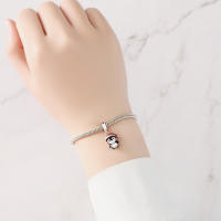 Encantador Colgante De Pingüino Navideño En Plata De Ley 925 Para Pulseras De Bangle Joyería Para Mujer Accesorio DIY Para Fiestas - details 1