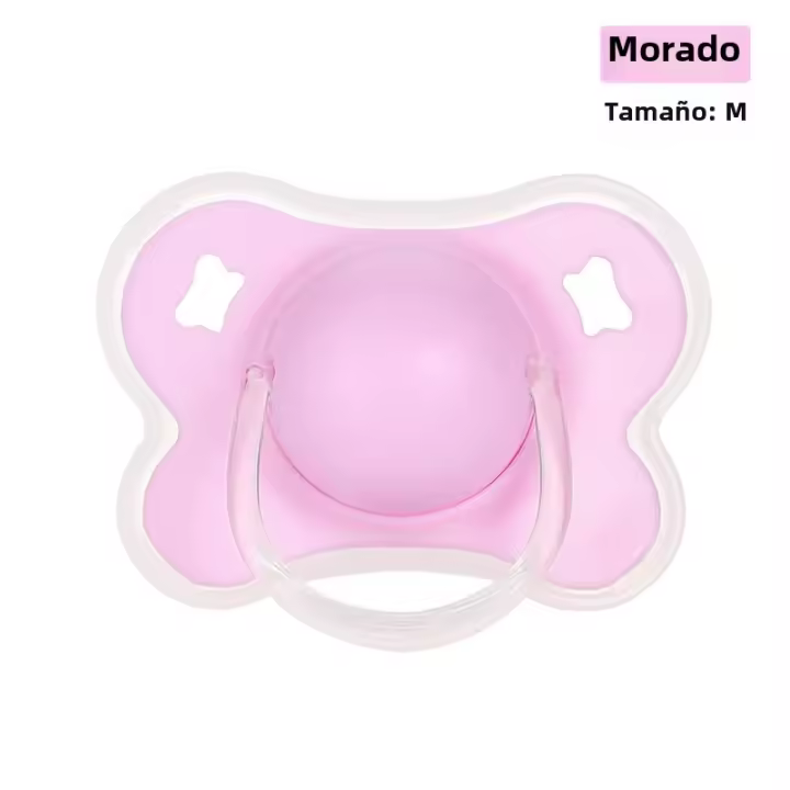 Chupete De Silicona Para Bebés Con Forma De Mariposa Alivio Del Dolor De Los Dientes Para Niños Recién Nacidos Tamaño S/M - 1