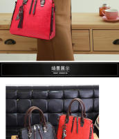 Bolso De Hombro De Cuero PU De Moda Con Decoración De Borla Para Mujeres Bolso De Trabajo Doble Asa Para Oficina Y Negocios - details 14