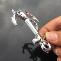 1PC Pegatina De Coche De Metal Con Emblema De Ancora Buque Aletas De Pato Accesorios Para Coche Decoración De Parachoques Y Lateral - details 8