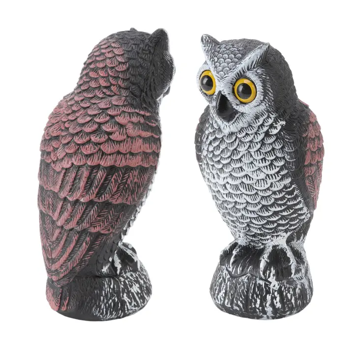 Disuasor De Pájaros En Jardín Con Figura De Falso Águila Plástica Impermeable Para Mantener Lejos Los Pájaros Decoración De Jardín Walfront - 1
