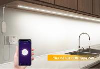 Tira De Luz LED COB Inteligente WiFi Tuya 24V Para Iluminación De Cocina Armario Pasillo Espejo Y Habitación Control Remoto Incluido - details 0
