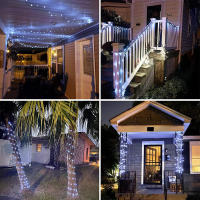 2 Pack Luces Solares De Hadas 300LED Cadena De Luces Solar Impermeable 8 Modos Alambre De Cobre Twinkle Luz Para Exterior - details 10