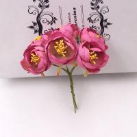 6/18 Piezas De Flores Artificiales De Rosa De Té Para Decoración De Bodas Y Manualidades Accesorio De Flor Para Scrapbooking Y Wreath - details 10