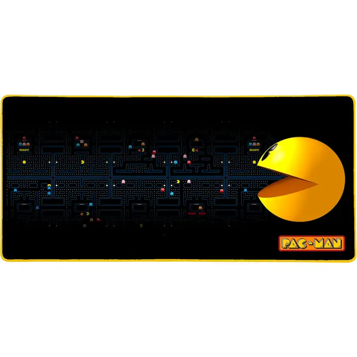 ALFOMBRILLA TAPETE MOUSE PAD PAC-MAN XXL KONIX - Tapete para Ratón - Alfombra Ratón - Konix - Mouse Pad Pac-Man - Accesorio Gaming - 1