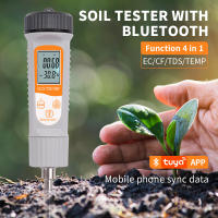 Testero De Tierra Inteligente 4 En 1 EC/TDS/CF/Temperatura Analizador De Nutrientes Para Riego Por Aspersión Jardín Invernadero - details 5