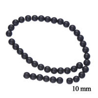 Cuentas De Piedra Naturales Mate Negras Redondas Para Creación De Joyería DIY Accesorios Para Pulseras 4/6/8/10/12 MM - details 9