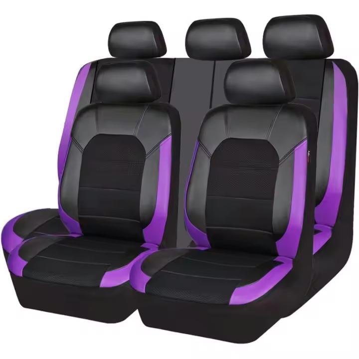 Fundas universales para automóviles Renault Scenic 3, Megane Sport, Megane 2, Megane 3, Megane II, Megane Scenic, accesorios para Coche morados. - 1
