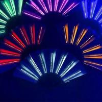 Abanico Portátil Con LED Para Fiestas Y Noches DJ Cambio De Color Decoración De Bar Club Sala De Baile Abanico Fluorescente - details 5