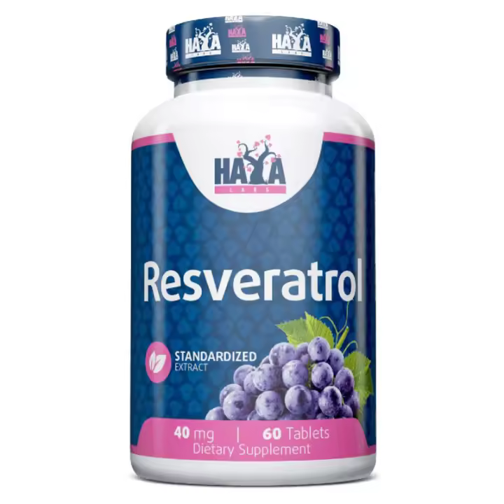 HAYA LABS Resveratrol 40 mg. - 60 Tabs. - 1
