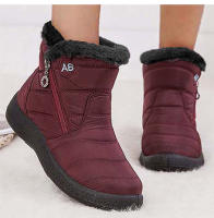 Botas De Invierno Para Mujer Botas De Nieve Impermeables Y Ligeras De Caña Alta Calzado Casual Con Forro De Pluma Y Suela De Goma - details 6
