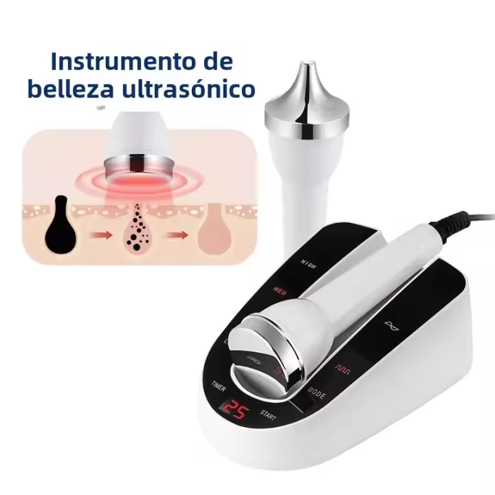 Máquina Facial Ultrasonda 2 En 1 Cuidado De La Piel Levantamiento Y Acondicionamiento De La Cara Limpieza De Poros Masajeador De Cara Y Cuerpo Dispositivo De Belleza - 1