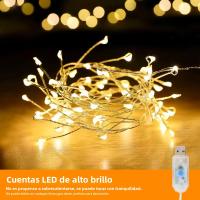 Luces LED USB De Fuego De Artificio Para Jardín Impermeables Decoración De Navidad Para Césped Patio Casa De Madera Arbolillo - details 6