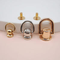Anclaje De Manija De Cadena De Bolso En Forma De D Metal Accesorio De Hardware Para Bolsos Clip Lateral De Anillo D - details 3