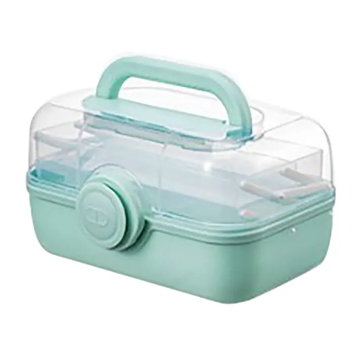 Caja de Kit de costura para adultos y Principios, accesorios de costura para el hogar, Kit de reparación de Costas, Caja de compartimientos S - 1