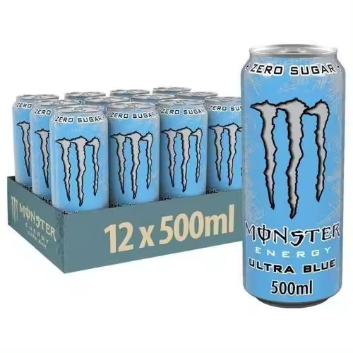 MONSTER ULTRA BLUE  - Latas 500ml- Pack 12 unidades - 1