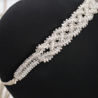Diadema De Perlas Y Rhinestones Para Mujer Accesorio De Boda Diseño Nuevotienda Encantadora Para Casamiento Fiesta Aniversario - details 6