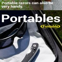 Afeitadora Manual Colorlamb Para Hombres Con Mango De Metal Plegable Seguridad Single Edge 30 Hojas De Afeitar Nueva Estilo Barber Shaver - details 7