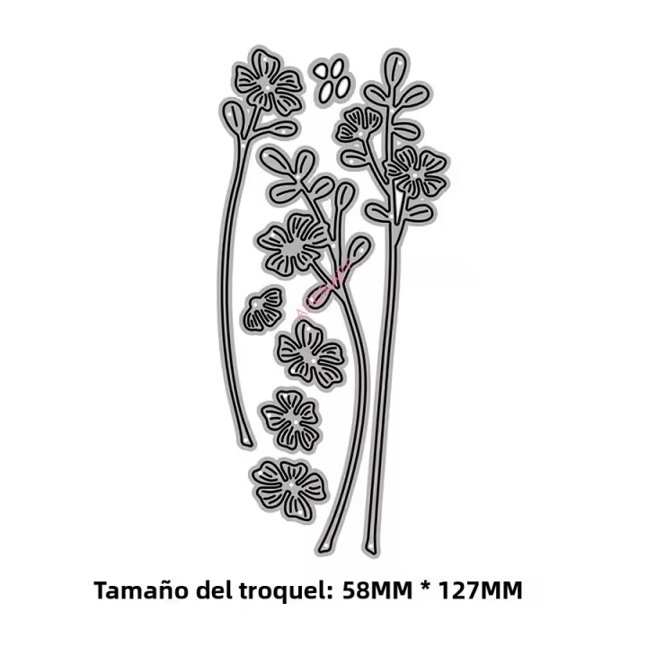 Florales Corte Metálico Troqueles Para Scrapbooking Embossing Círculos Cortes Álbum DIY Manualidades Material De Acero Carbono - 1