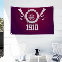 Bandera De Deporte Club Corinthians Paulista 1PC Poliéster Para Exterior Decoración De Habitación Estilo Colgante Sin Personalización - details 10