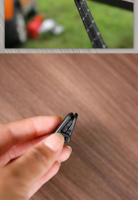 Clips De Tenda Pesada Para Camping Con Dientes Antideslizantes Y Diseño Antiviento Accesorio De Tenda Con Correa Para Refugio De Tarp Outdoor Survival - details 10