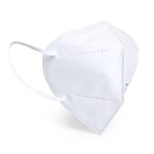 Mascarilla autofiltrante FFP2 + pieza de ajuste blanca - 1