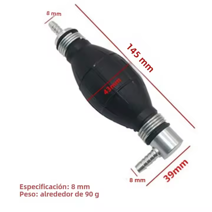 Bomba De Combustible Diseño Convenient Transfer Siphon Primer Mano Seguro Y Instalación Sin Fugas Referencia Del Paquete Número - 1