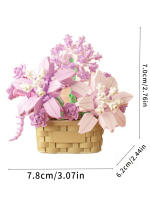 Bloque De Construcción Micro De Rosa Eterna Juguete Asamblea Para Niños Regalo Ornamento De Flor En Maceta Bloque De Plástico ABS Sin Batería Origen China - details 16