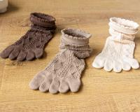 6 Pares De Calcetines Finos Para Verano Para Mujer Con Dedos Separados Media Pierna Deporte Algodón Poliéster Spandex - details 21
